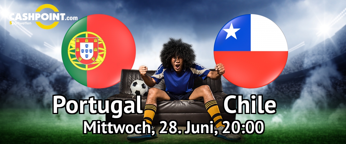 Mittwoch, 28.06.2017, 21:00 Uhr: Portugal VS Chile, Confederation Cup Halbfinale, Kasan 