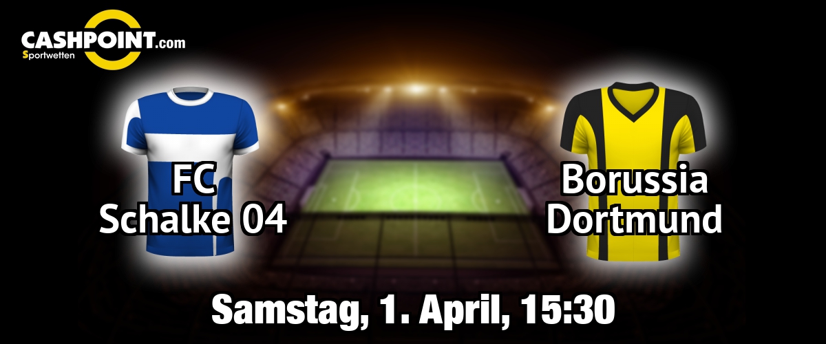 Samstag, 01.04.2017, 16:30 Uhr: FC Schalke VS Borussia Dortmund, Deutsche Bundesliga 26. Spieltag, Veltins-Arena