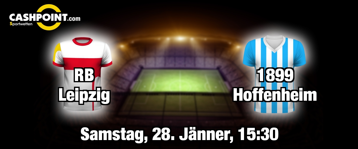 Samstag, 28.01.2017, 15:30 Uhr: RB Leipzig VS TSG Hoffenheim, Deutsche Bundesliga 18. Spieltag, Leipzig, Red Bull Arena