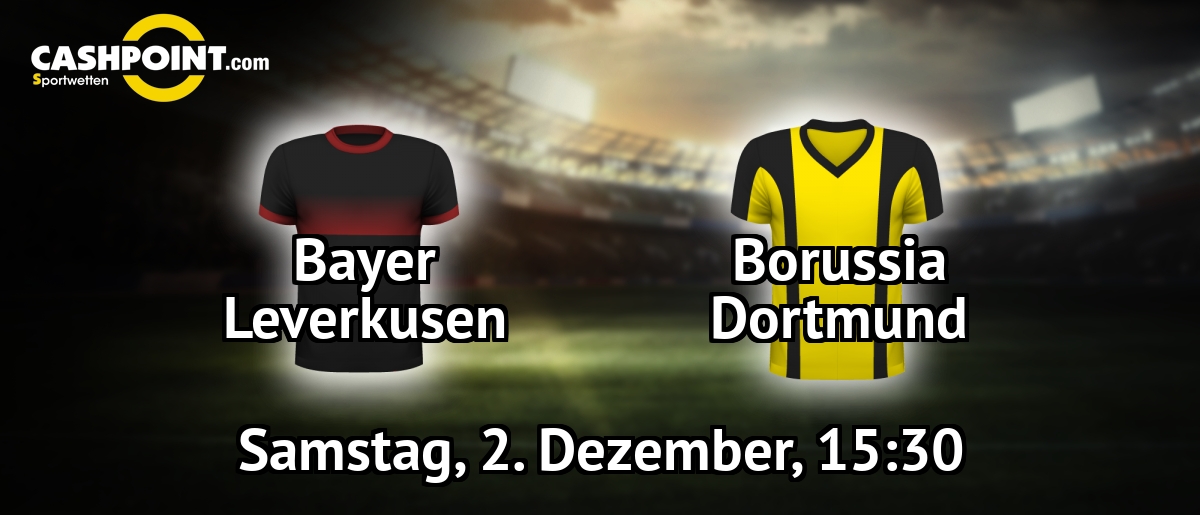 Samstag, 02.12.2017, 15:30 Uhr: Bayer Leverkusen VS Borussia Dortmund, Deutschland Erste Bundesliga 14. Spieltag, BayArena
