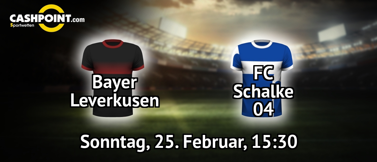 Sonntag, 25.02.2018, 15:30 Uhr: Bayer Leverkusen VS FC Schalke, Deutschland Erste Bundesliga 24. Spieltag, BayArena