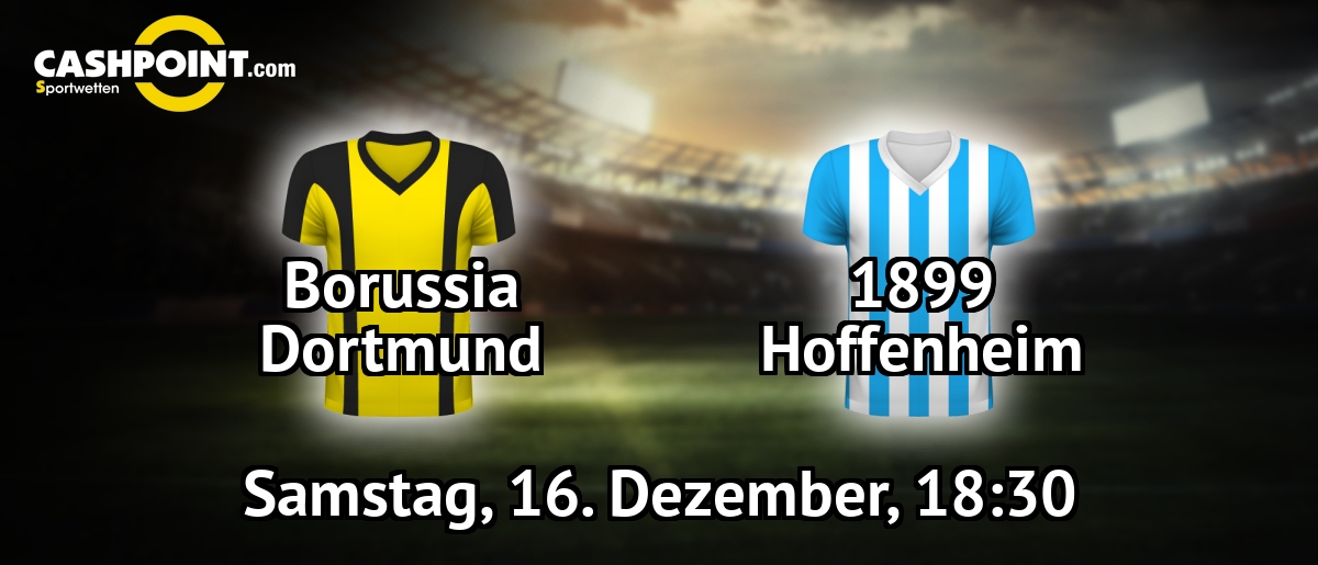 Samstag, 16.12.2017, 18:30 Uhr: Borussia Dortmund VS TSG Hoffenheim, Deutschland Erste Bundesliga 17. Spieltag, Signal Iduna Park
