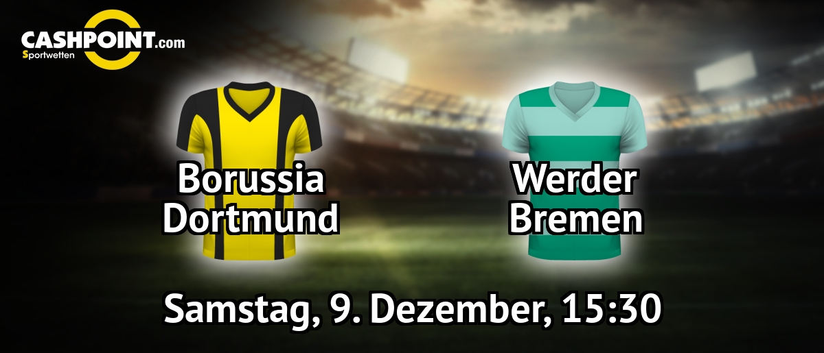 Samstag, 09.12.2017, 15:30 Uhr: Borussia Dortmund VS Werder Bremen, Deutschland Erste Bundesliga 15. Spieltag, Signal Iduna Park