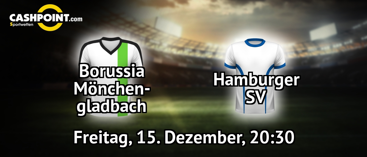 Freitag, 15.12.2017, 20:30 Uhr: Borussia Moenchengladbach VS Hamburger SV, Deutschland Erste Bundesliga 17. Spieltag, Borussia Park