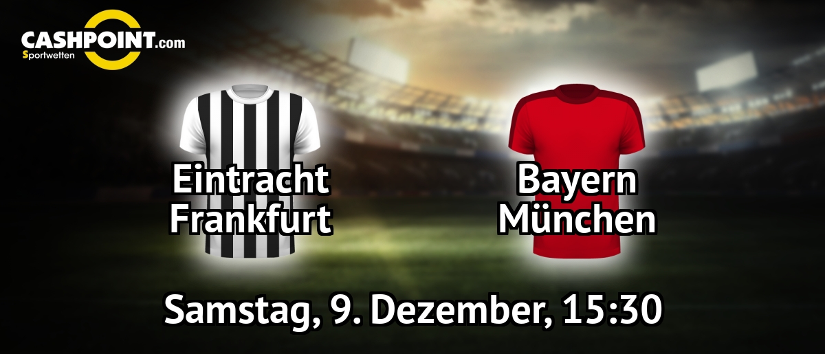 Samstag, 09.12.2017, 15:30 Uhr: Eintracht Frankfurt VS Bayern Muenchen, Deutschland Erste Bundesliga 15. Spieltag, Commerzbank-Arena