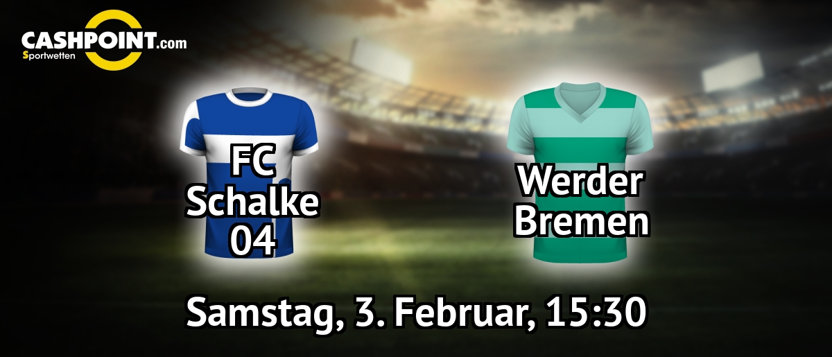 Samstag, 03.02.2018, 15:30 Uhr: FC Schalke VS Werder Bremen, Deutschland Erste Bundesliga 21. Spieltag, Veltins-Arena