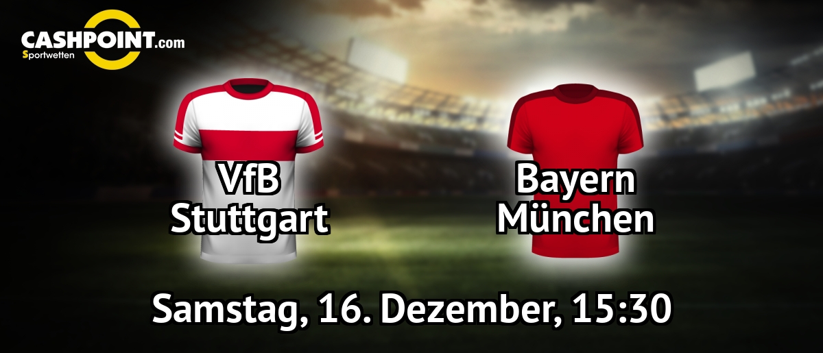 Samstag, 16.12.2017, 15:30 Uhr: VfB Stuttgart VS Bayern Muenchen, Deutschland Erste Bundesliga 17. Spieltag, Mercedes-Benz Arena