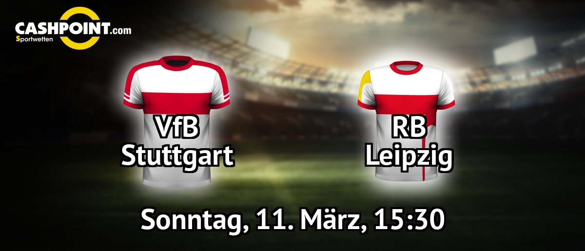 Sonntag, 11.03.2018, 15:30 Uhr: VfB Stuttgart VS RB Leipzig, Deutschland Erste Bundesliga 26. Spieltag, Mercedes-Benz Arena