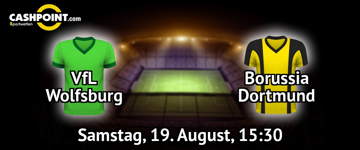 Samstag, 19.08.2017, 16:30 Uhr: VfL Wolfsburg VS Borussia Dortmund, Deutschland Erste Bundesliga 1. Spieltag, Volkswagen Arena