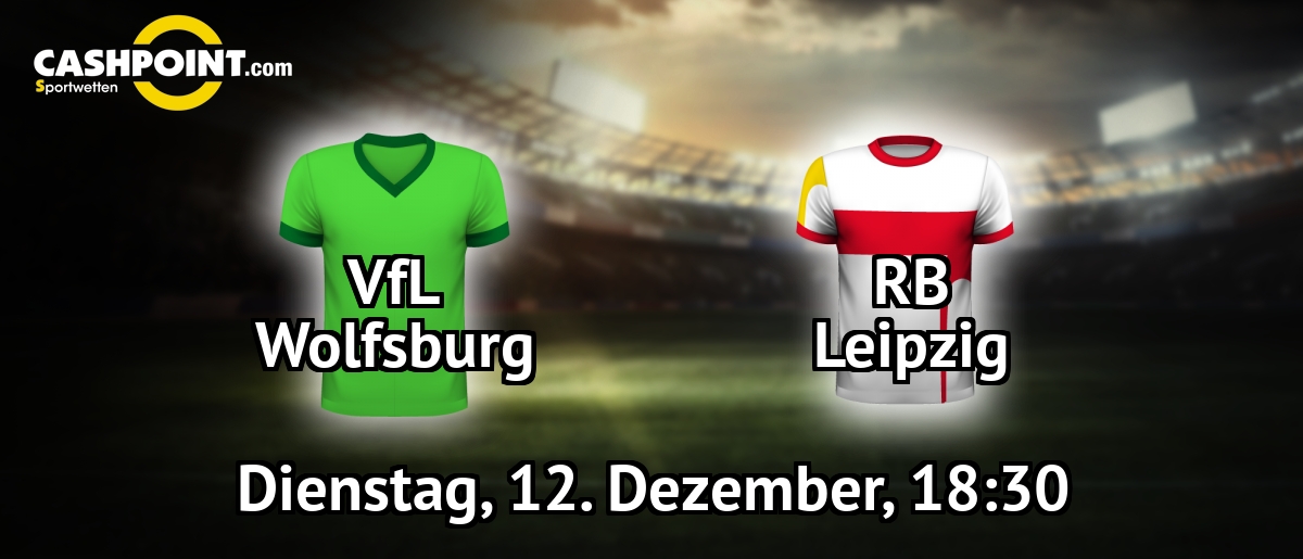 Dienstag, 12.12.2017, 18:30 Uhr: VfL Wolfsburg VS RB Leipzig, Deutschland Erste Bundesliga 16. Spieltag, Volkswagen Arena