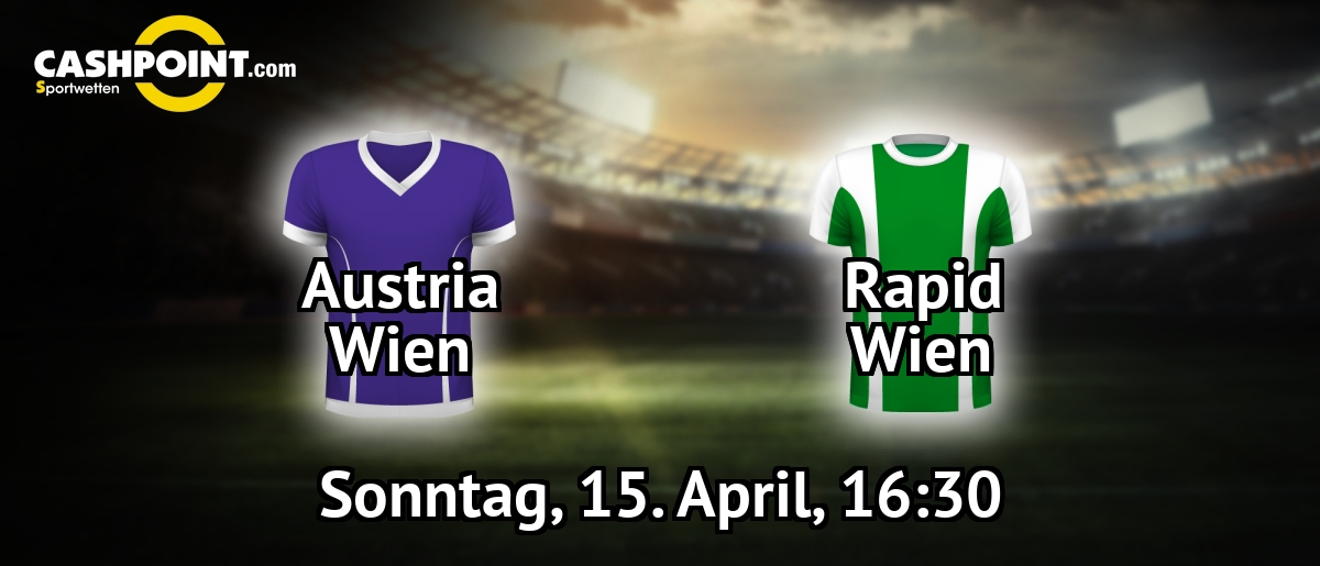 Sonntag, 15.04.2018, 17:30 Uhr: Austria Wien VS Rapid Wien, Oesterreich Bundesliga 30. Spieltag, Ernst-Happel-Stadion