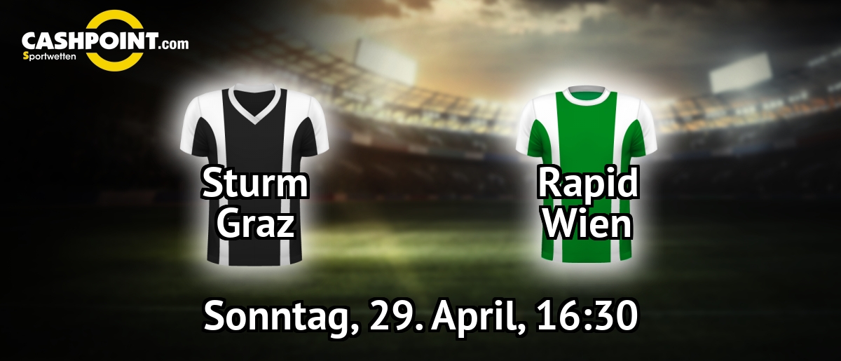 Sonntag, 29.04.2018, 17:30 Uhr: Sturm Graz VS Rapid Wien, Oesterreich Bundesliga 32. Spieltag, UPC Arena