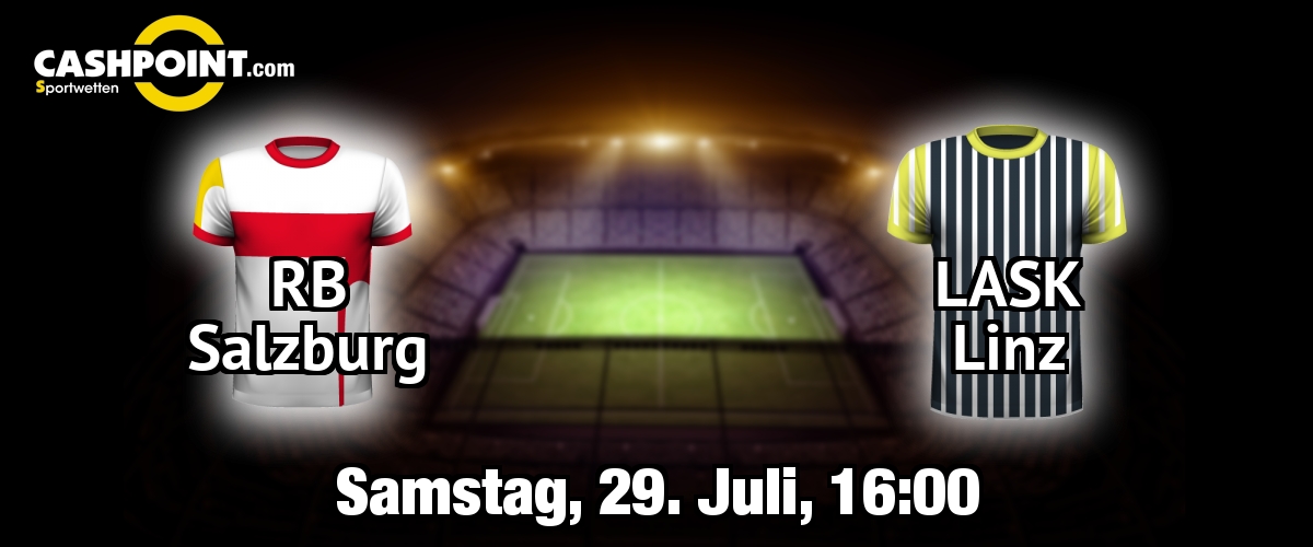 Samstag, 29.07.2017, 17:00 Uhr: RB Salzburg VS LASK Linz, Oesterreichische Bundesliga 2. Spieltag, Red Bull Arena