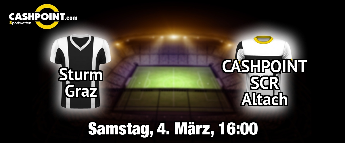 Samstag, 04.03.2017, 16:00 Uhr: Sturm Graz VS CASHPOINT Altach, Oesterreichische Bundesliga 24. Spieltag, UPC Arena