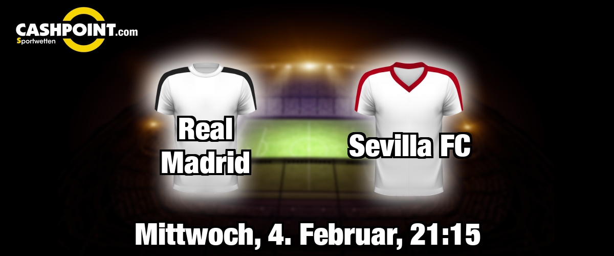 Mittwoch, 04.01.2017, 21:15 Uhr: Real Madrid VS FC Sevilla, Primera Division Achtelfinale, Copa del Rey, Madrid, Stadion Santiago Bernabeu