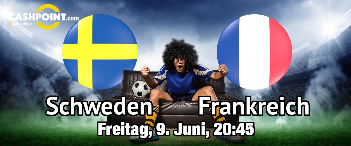 Freitag, 09.06.2017, 21:45 Uhr: Schweden VS Frankreich, WM Qualifikation Gruppe A 6. Spieltag, Friends Arena, Solna, Schweden