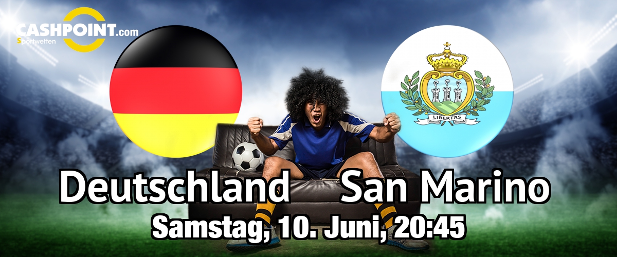 Samstag, 10.06.2017, 21:45 Uhr: Deutschland VS San Marino, WM Qualifikation Gruppe C 6. Spieltag, Nürnberg, HDI Arena
