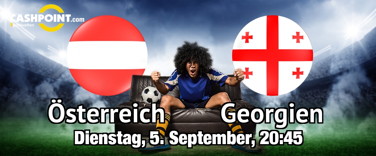 Dienstag, 05.09.2017, 21:45 Uhr: Oesterreich VS Georgien, WM Qualifikation Gruppe D 8. Spieltag, Wien, Ernst-Happel-Stadion