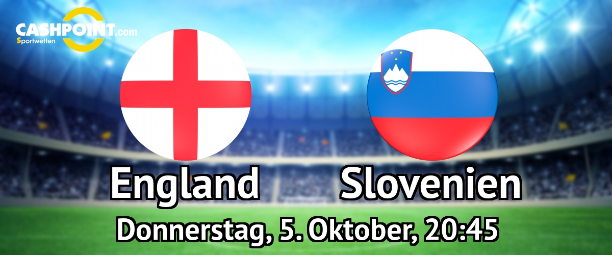 Donnerstag, 05.10.2017, 21:45 Uhr: England VS Slovenien, WM Qualifikation Gruppe F 9. Spieltag, Wembley National Stadium, London, England